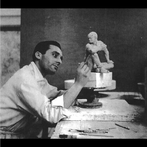 Fábrica de Loiça de SACAVÉM Handpainted Signed Matador Tray~Mural 1950s - Picture 3 of 10